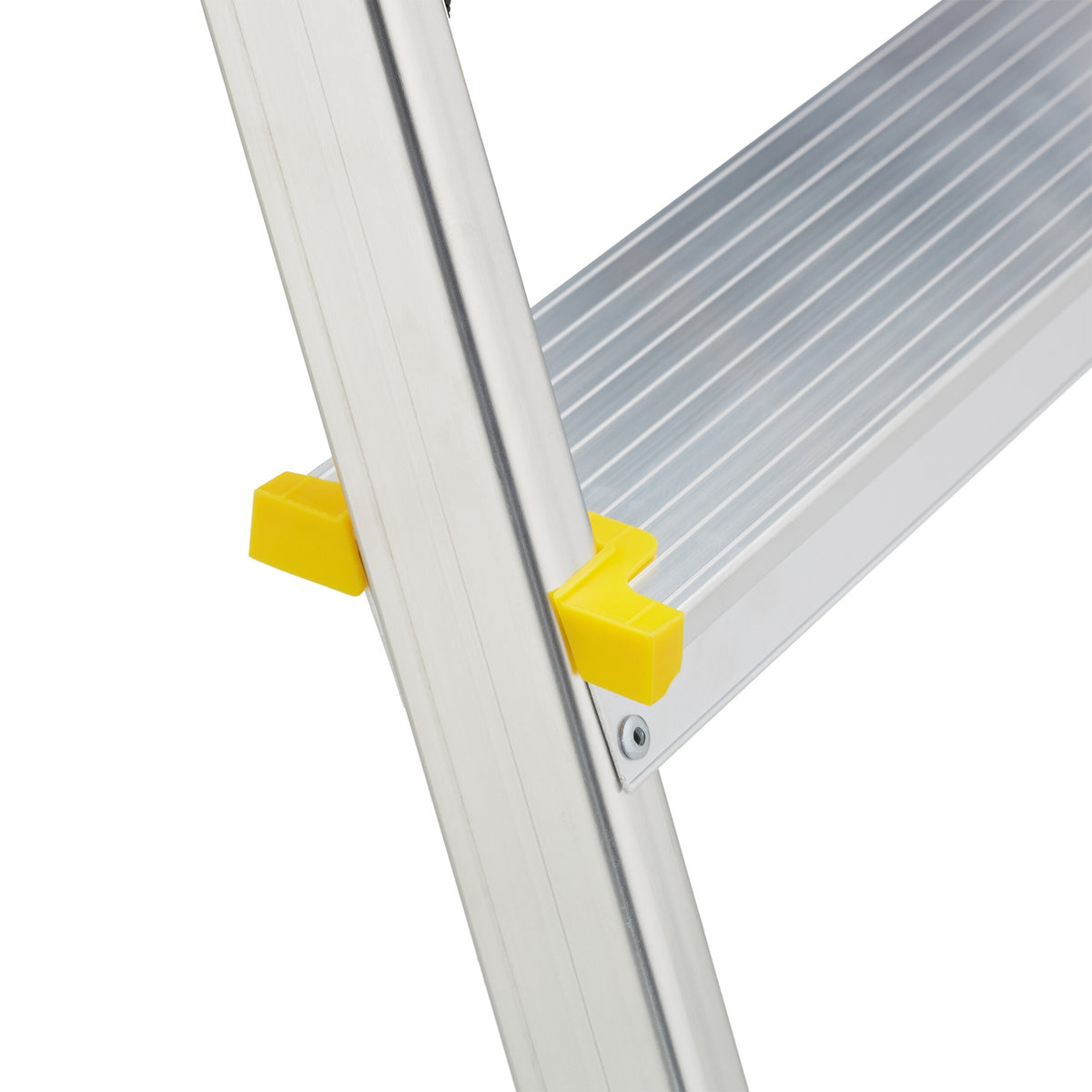 Folding stepladder in aluminium