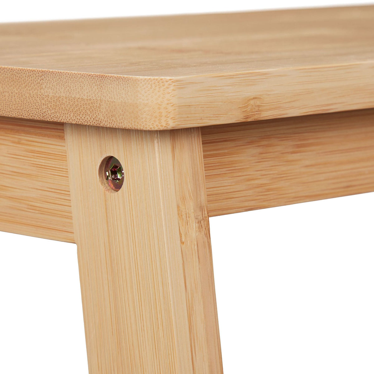 Folding step stool made of bamboo