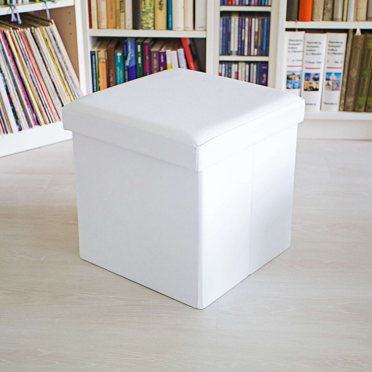 Folding stool artificial leather