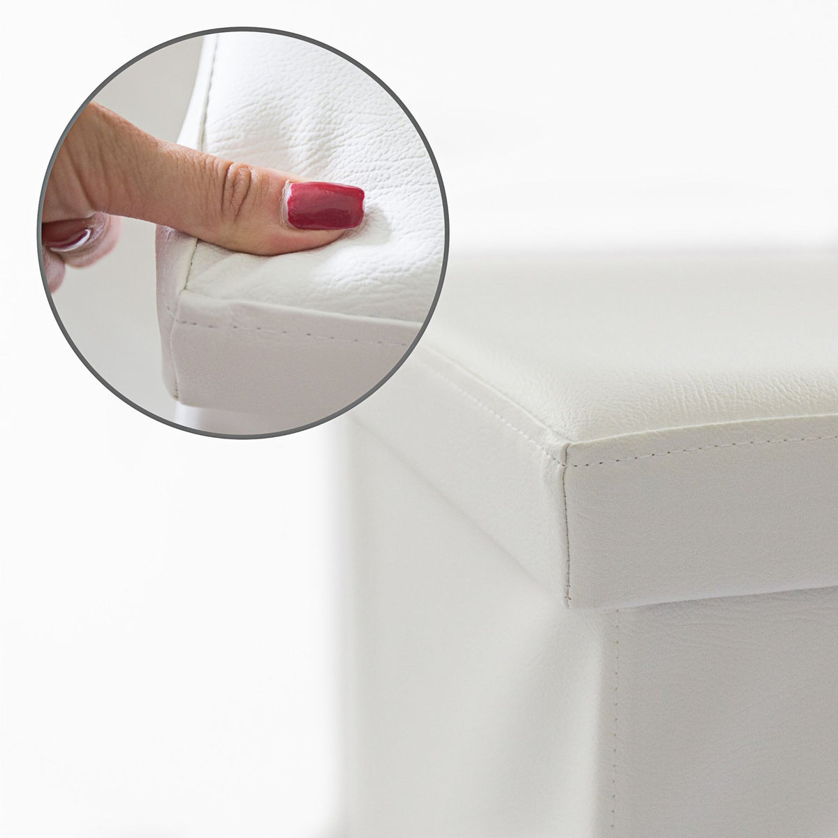 Folding stool artificial leather