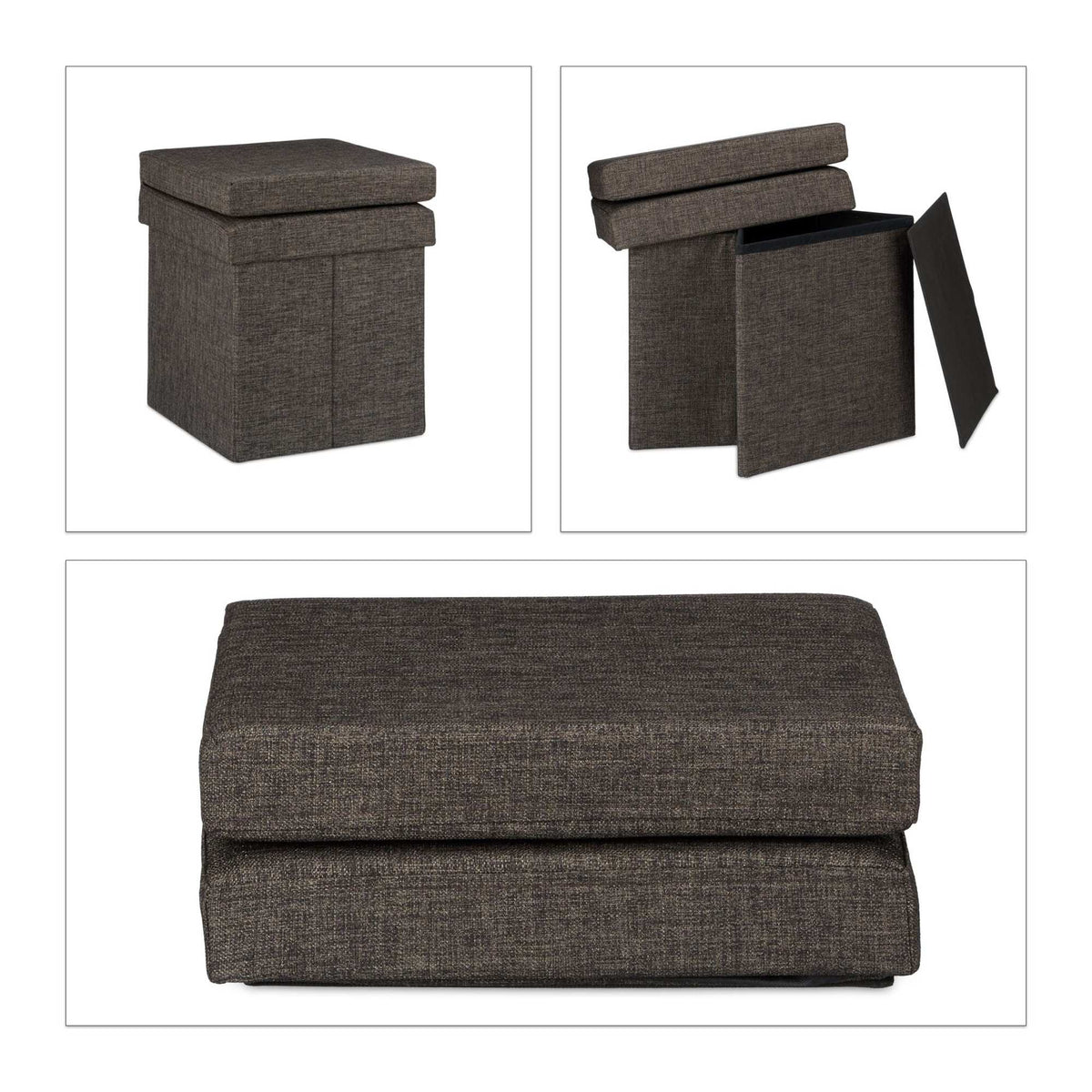 Folding stool with backrest