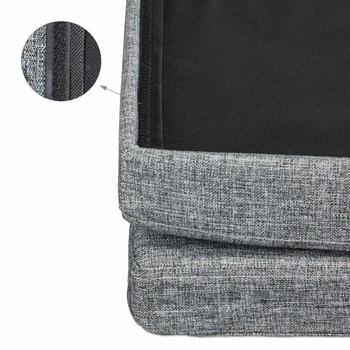 Folding stool with backrest XL