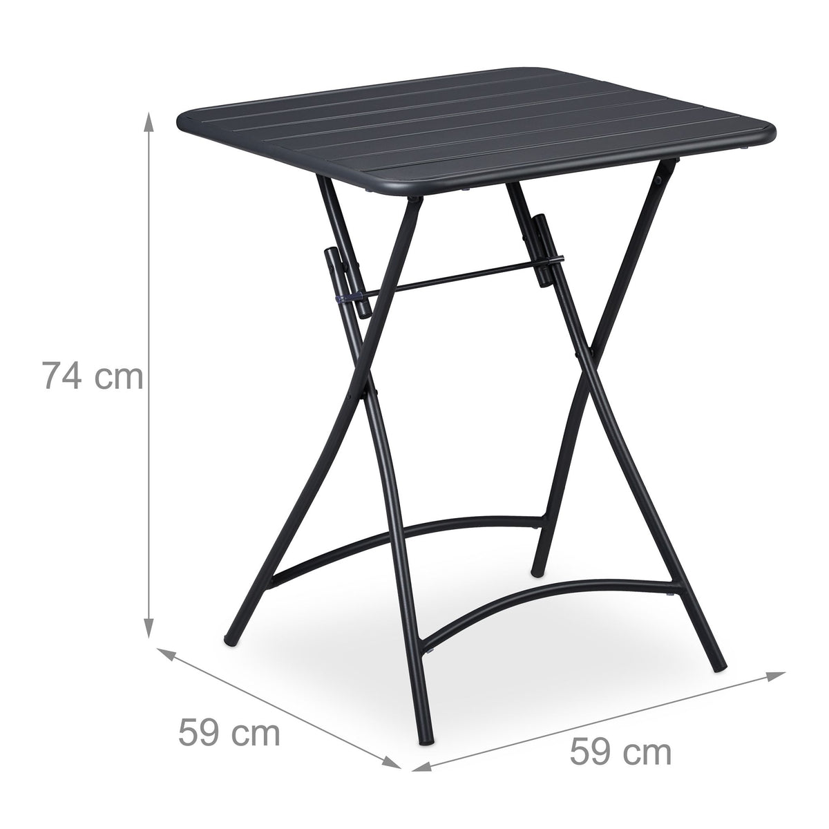 Folding table, outside