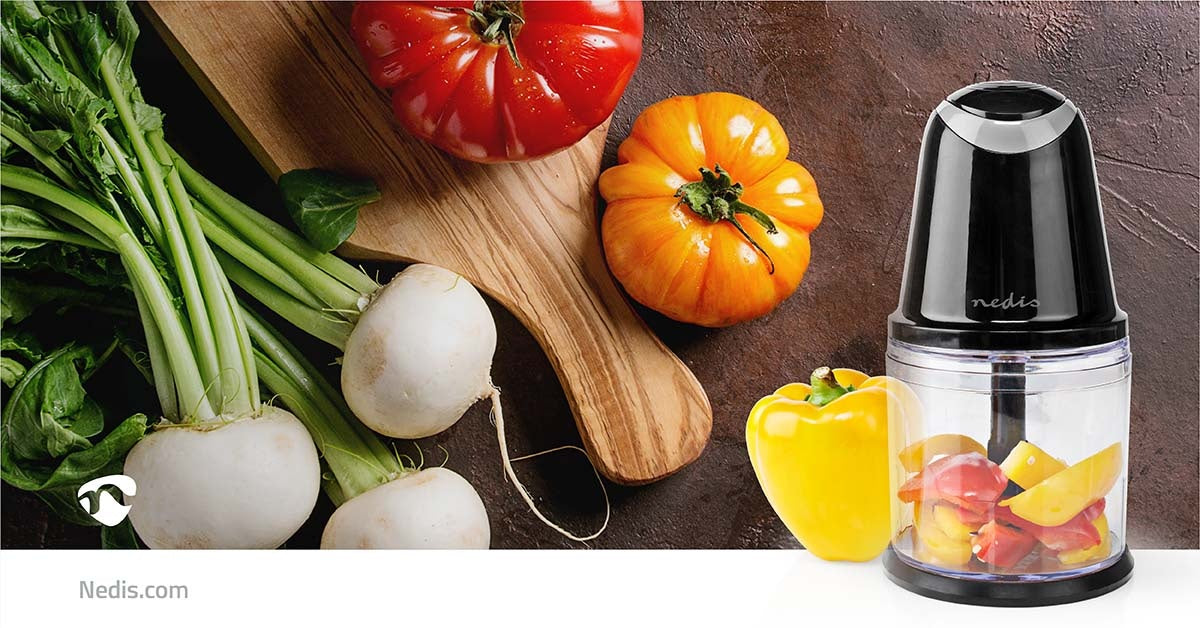 Food Chopper | 260 W | 0.5 l | Plastic | 2 speed setting | Black