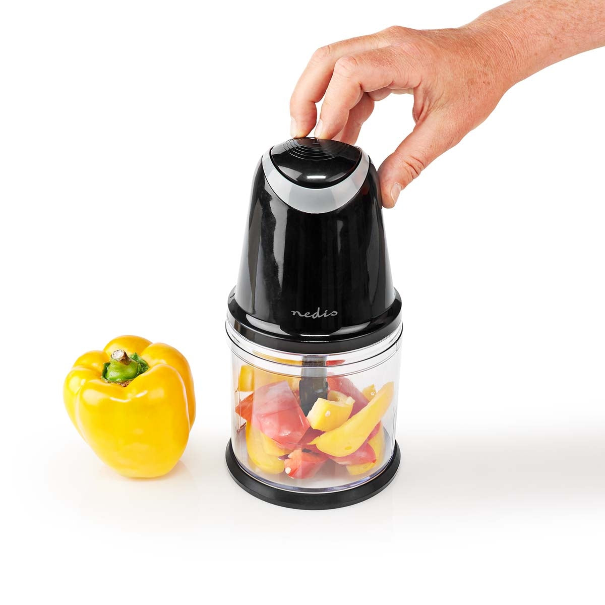 Food Chopper | 260 W | 0.5 l | Plastic | 2 speed setting | Black