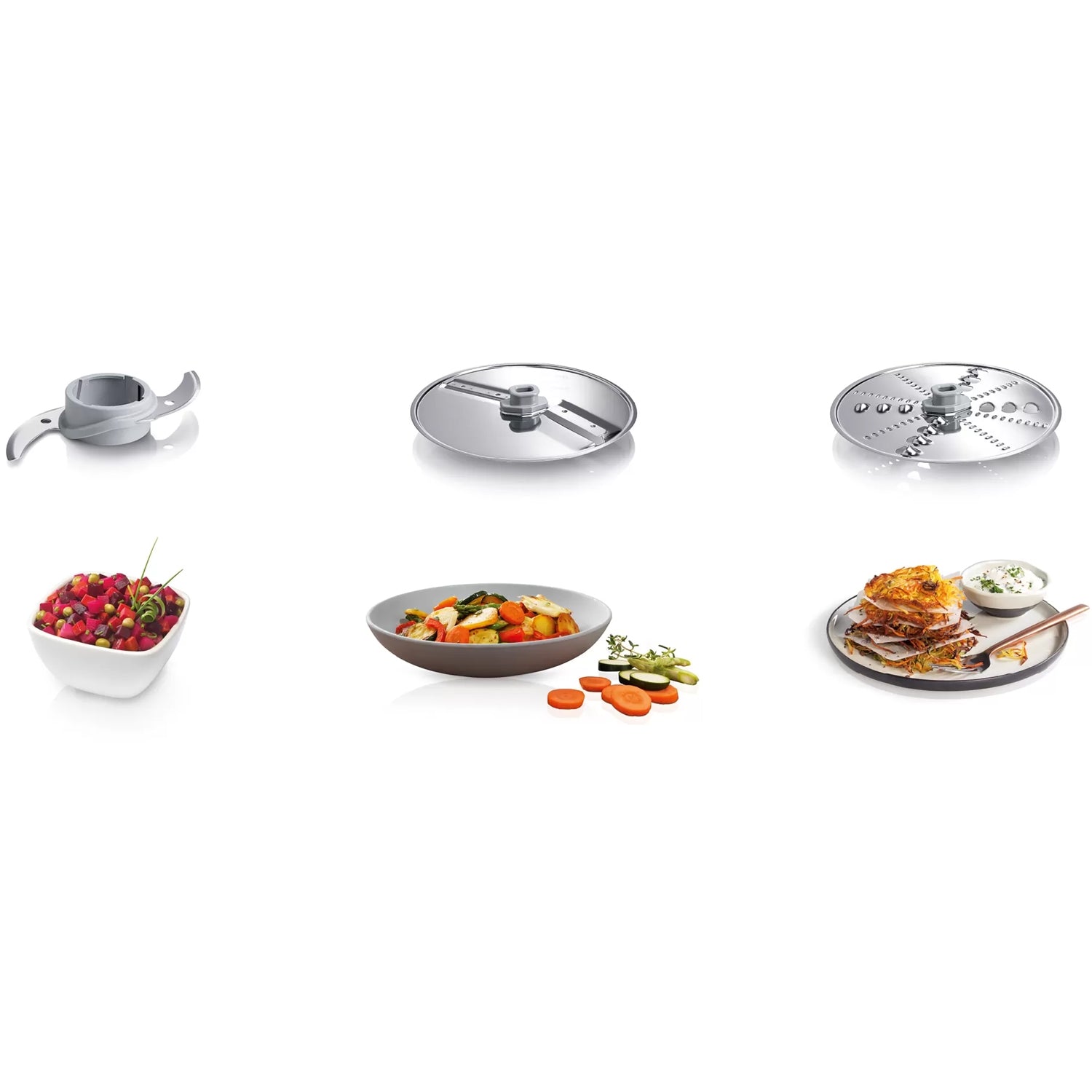 Food processor 800 W, white MCM3110W