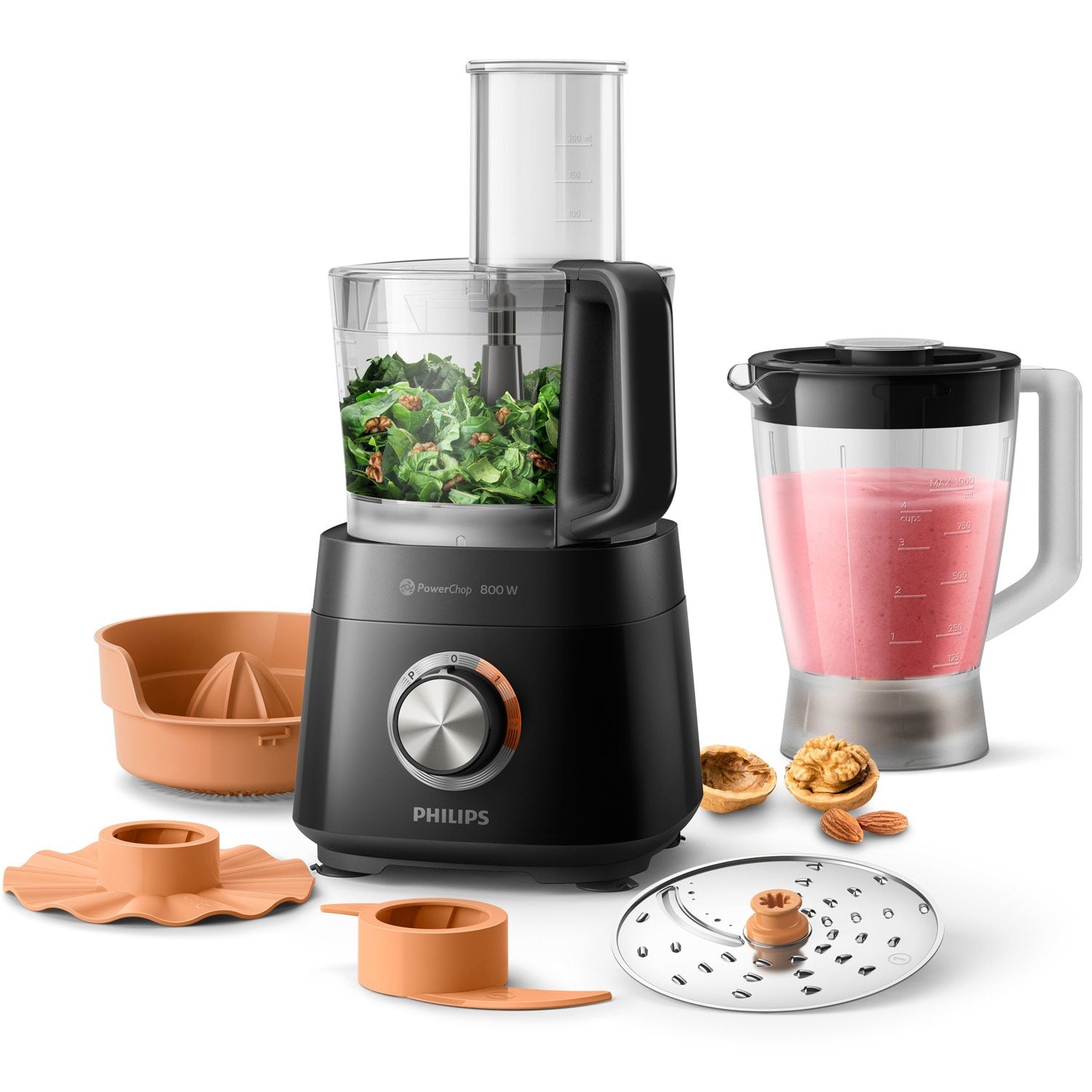 Food processor HR7530/10 Compact 850Watt Blender