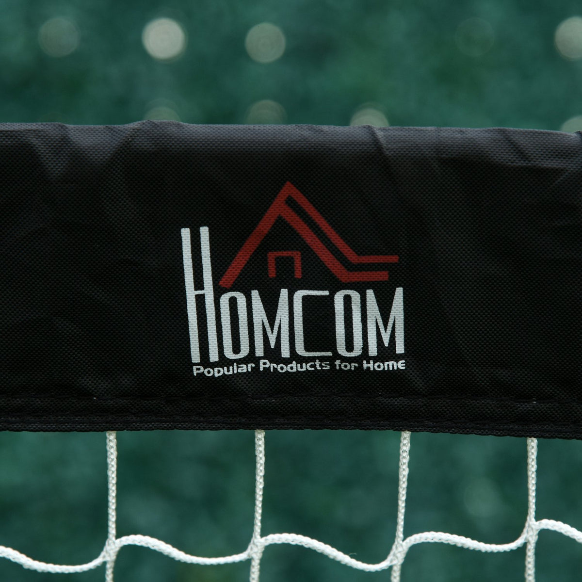 Football Goals Set Of 2 Mini Goals, Foldable Made Of Steel And Tetrolon, Black, 186X90X89 Cm