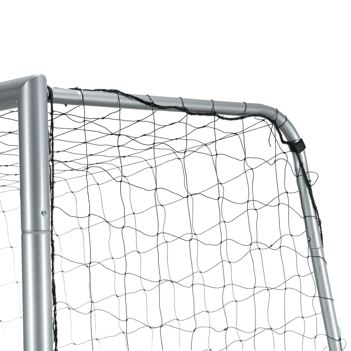Football Goal with PE Mesh Football Goal for Children and Adults 300 x 120 x 200 cm Steel PE Garden Football Training Gray