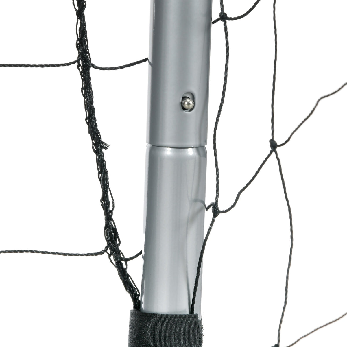 Football Goal with PE Mesh Football Goal for Children and Adults 300 x 120 x 200 cm Steel PE Garden Football Training Gray