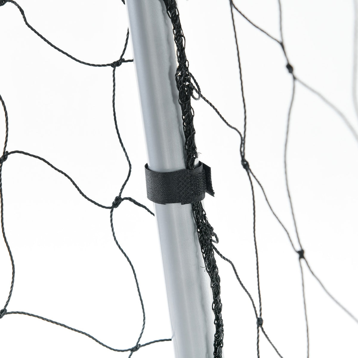 Football Goal with PE Mesh Football Goal for Children and Adults 300 x 120 x 200 cm Steel PE Garden Football Training Gray