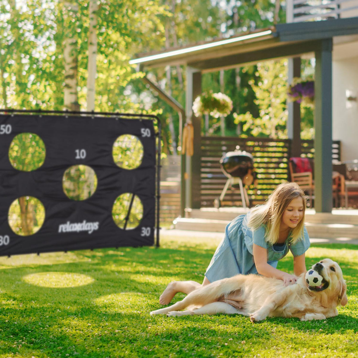 Football Goal with Targets – Large, Durable Net