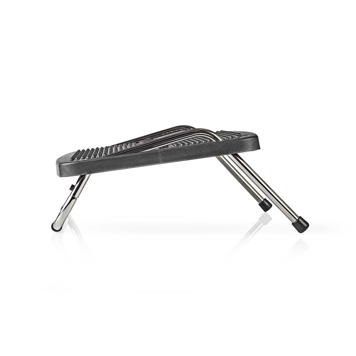 Footrest | Adjustable angle | Black | Metal / Plastic