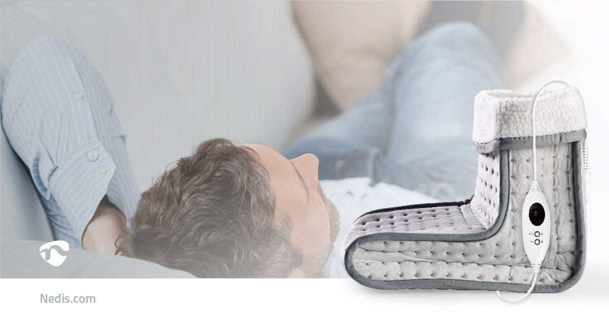 Foot warmer | 6 Heat settings | Washable | Turn off timer | Overheat protection
