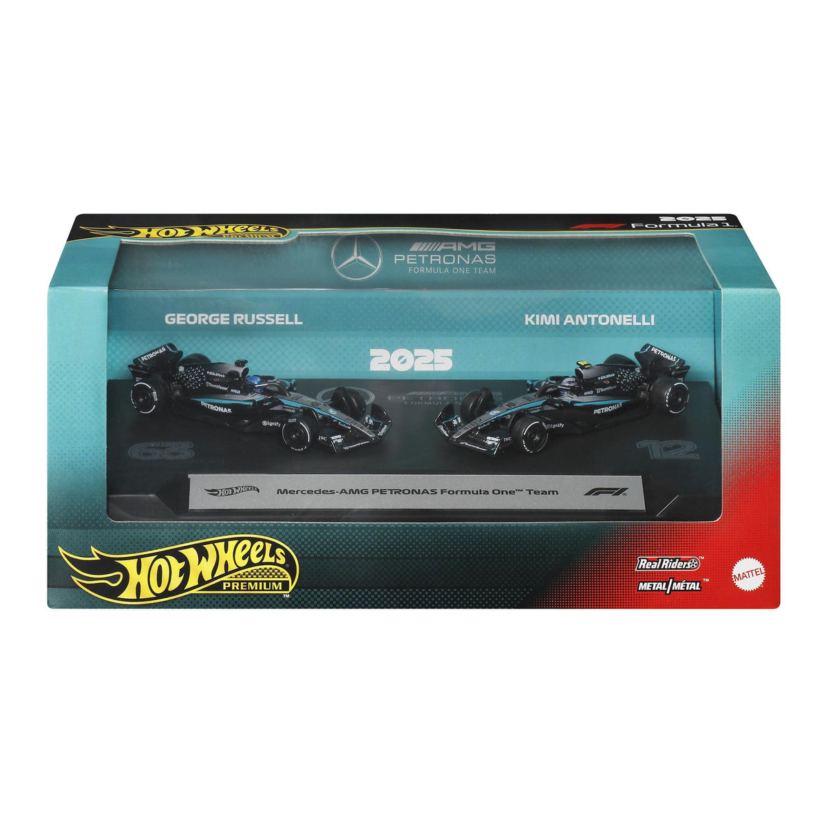 Formula 1 Die-Cast Cars, 2-Pack, 1:64 Scale