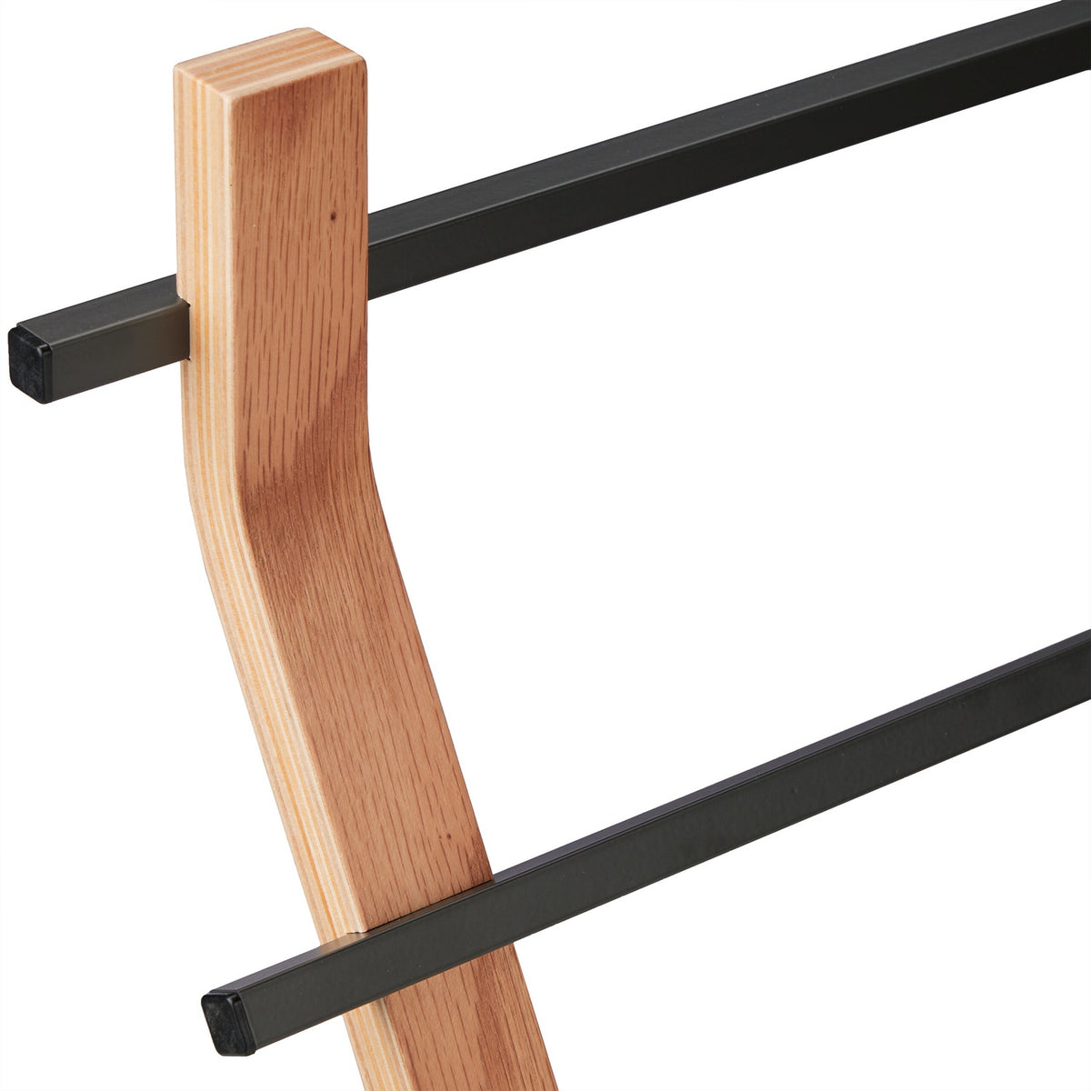 Free-Standing Towel Rack, Grey/Natural Finish