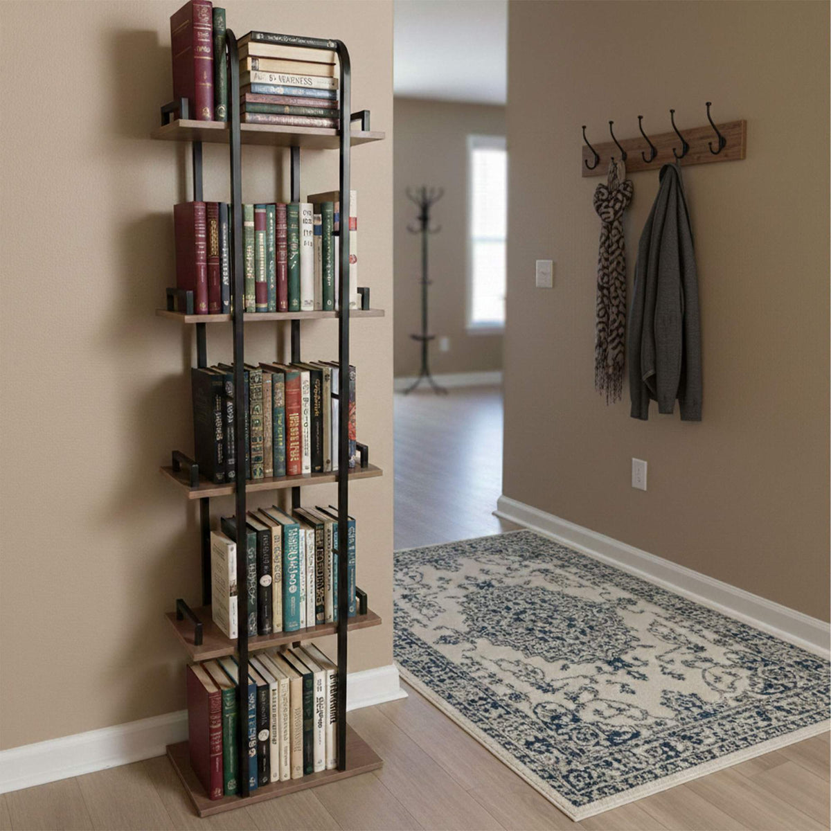 Freestanding 5-Tier Shelf for Living Room and Kitchen