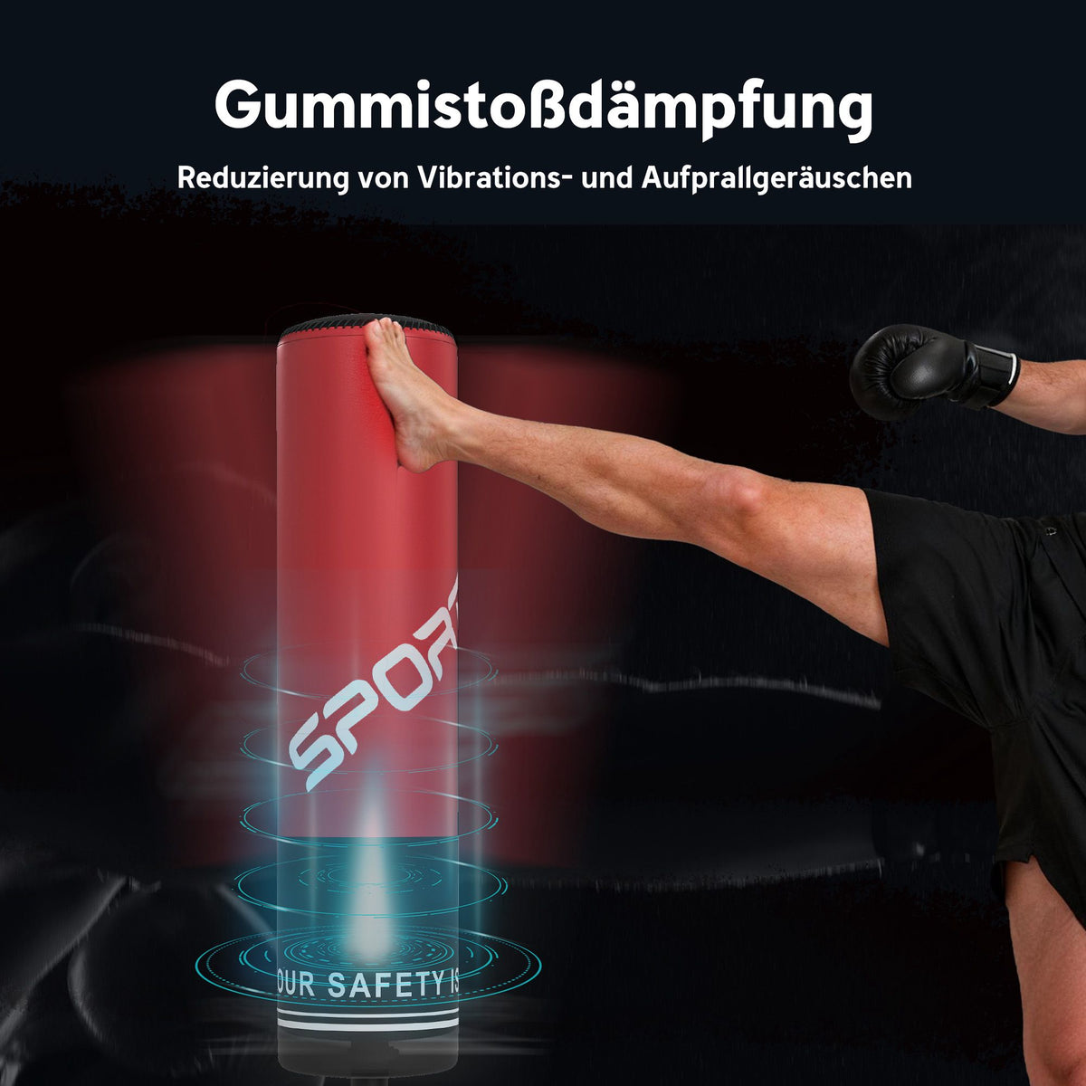 Freestanding Punching Bag for Adults, Shock-Absorbing Core