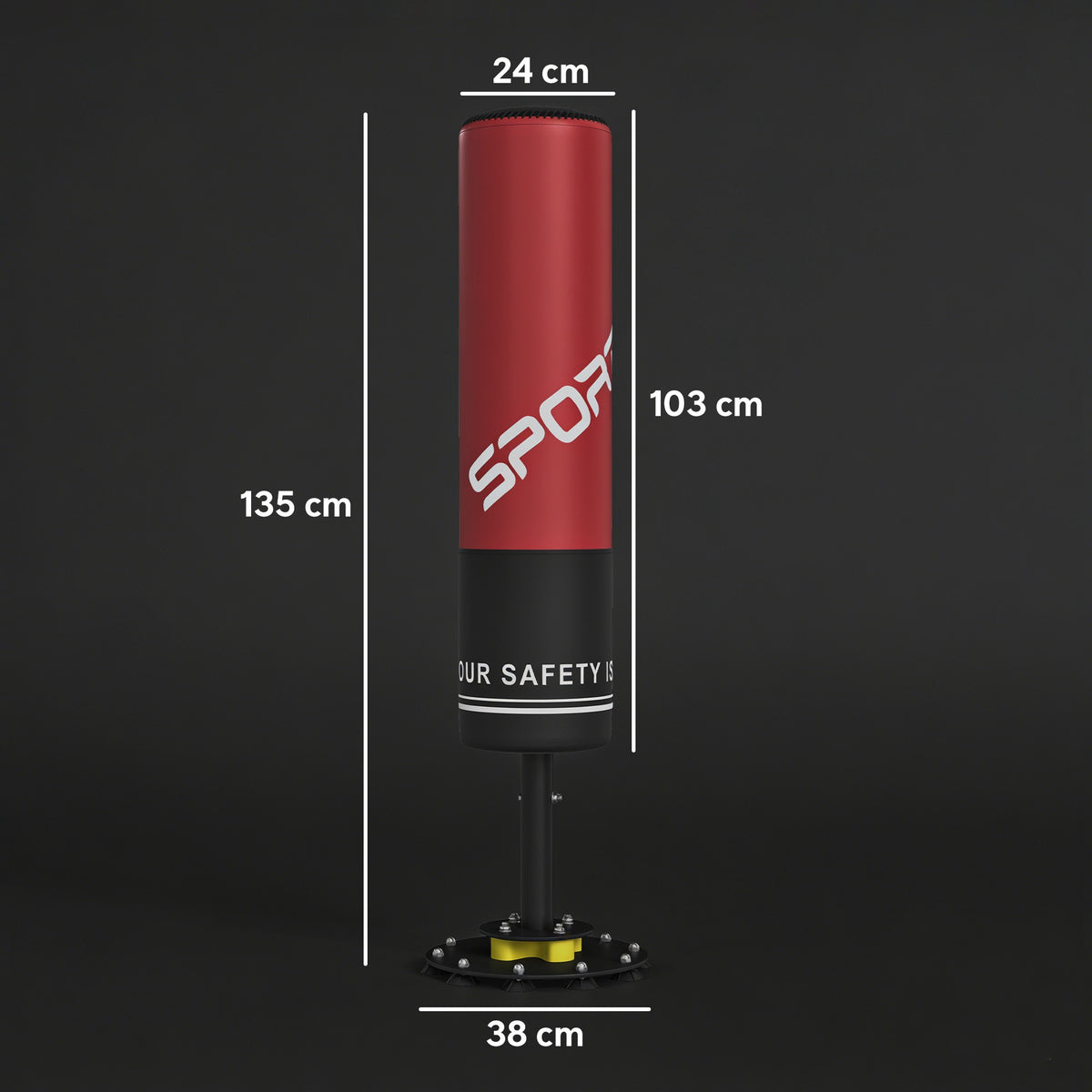 Freestanding Punching Bag for Adults, Shock-Absorbing Core