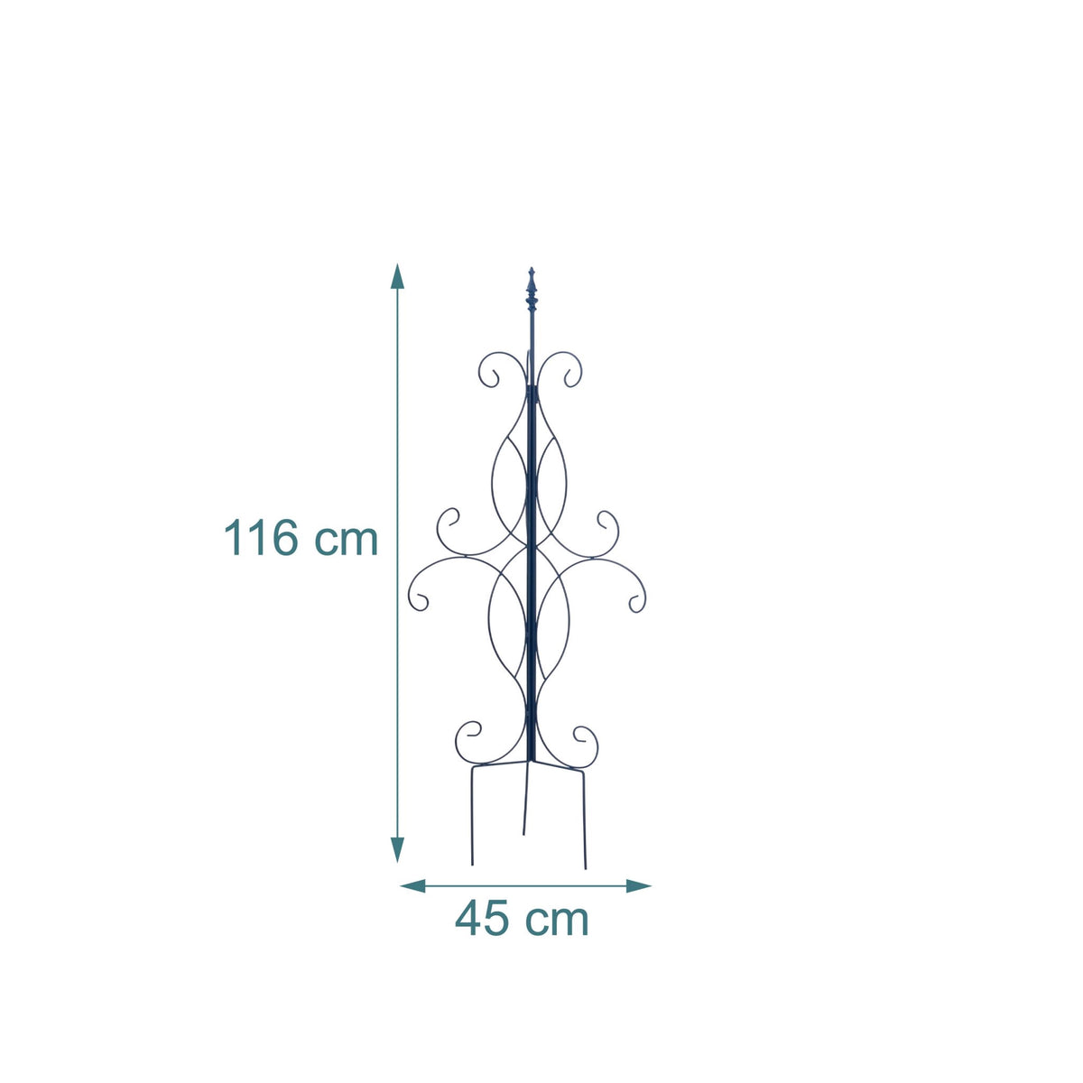 Freestanding Steel Garden Trellis for Climbing Plants