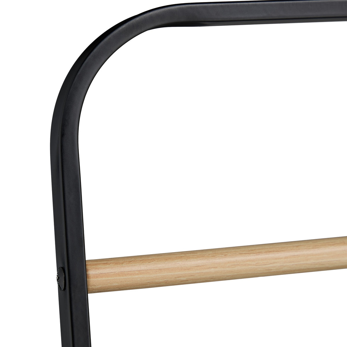 Freestanding coat hanger in metal