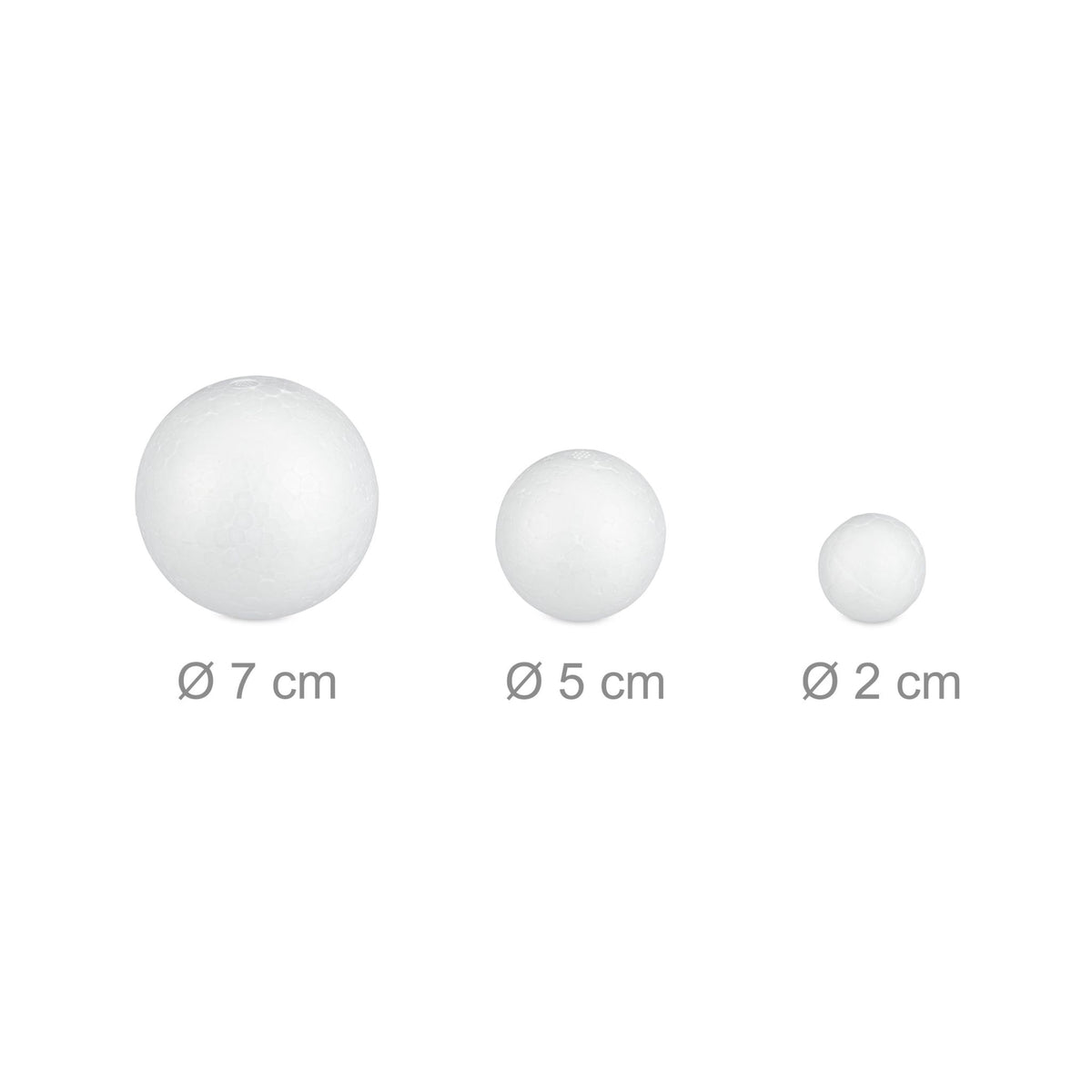 Frigolite balls set of 72