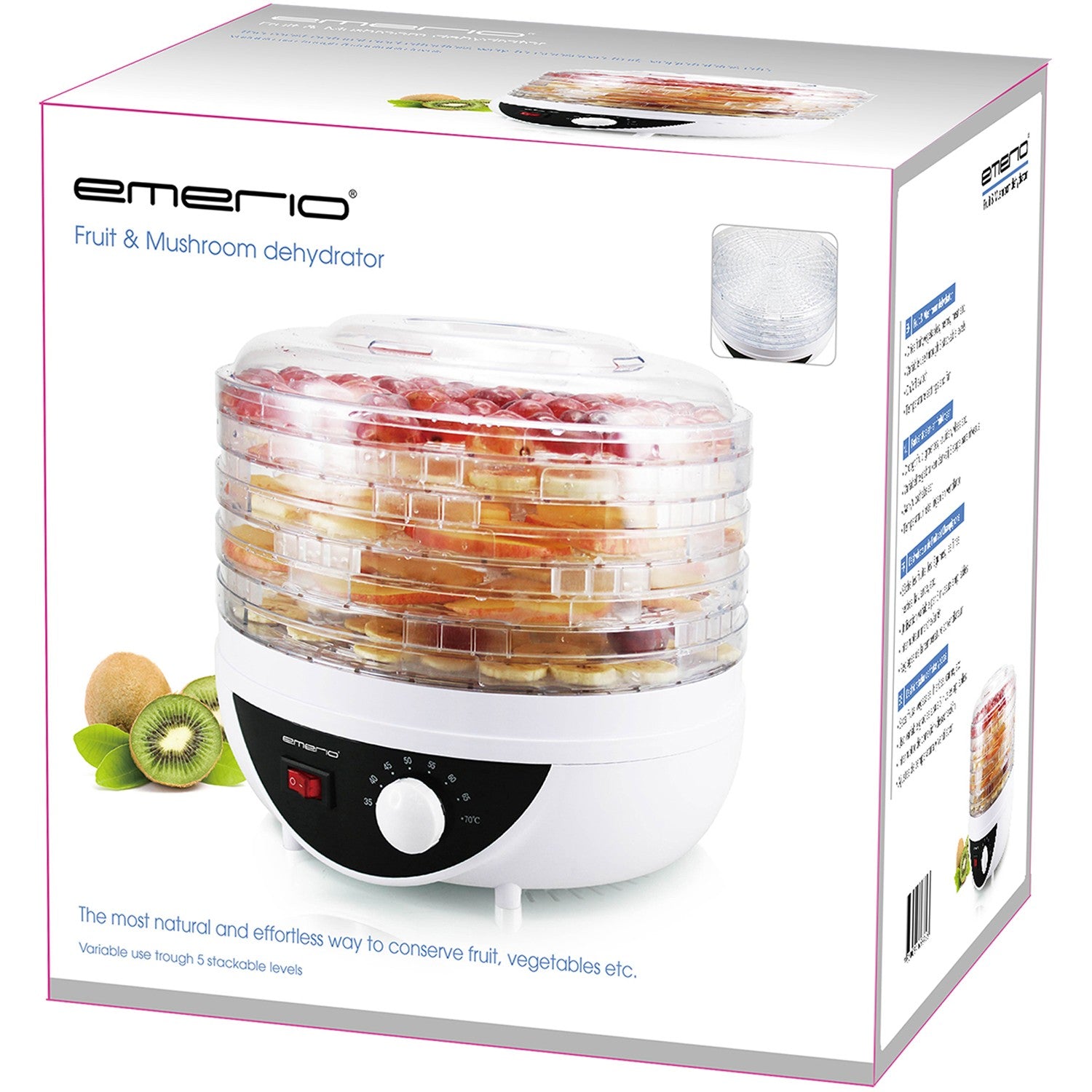 Fruit&Mushroom dryer Thermostat controlled