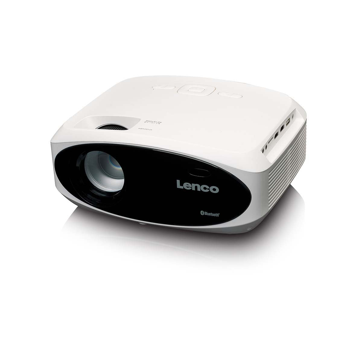 Full HD 1080P LCD projector with Bluetooth White