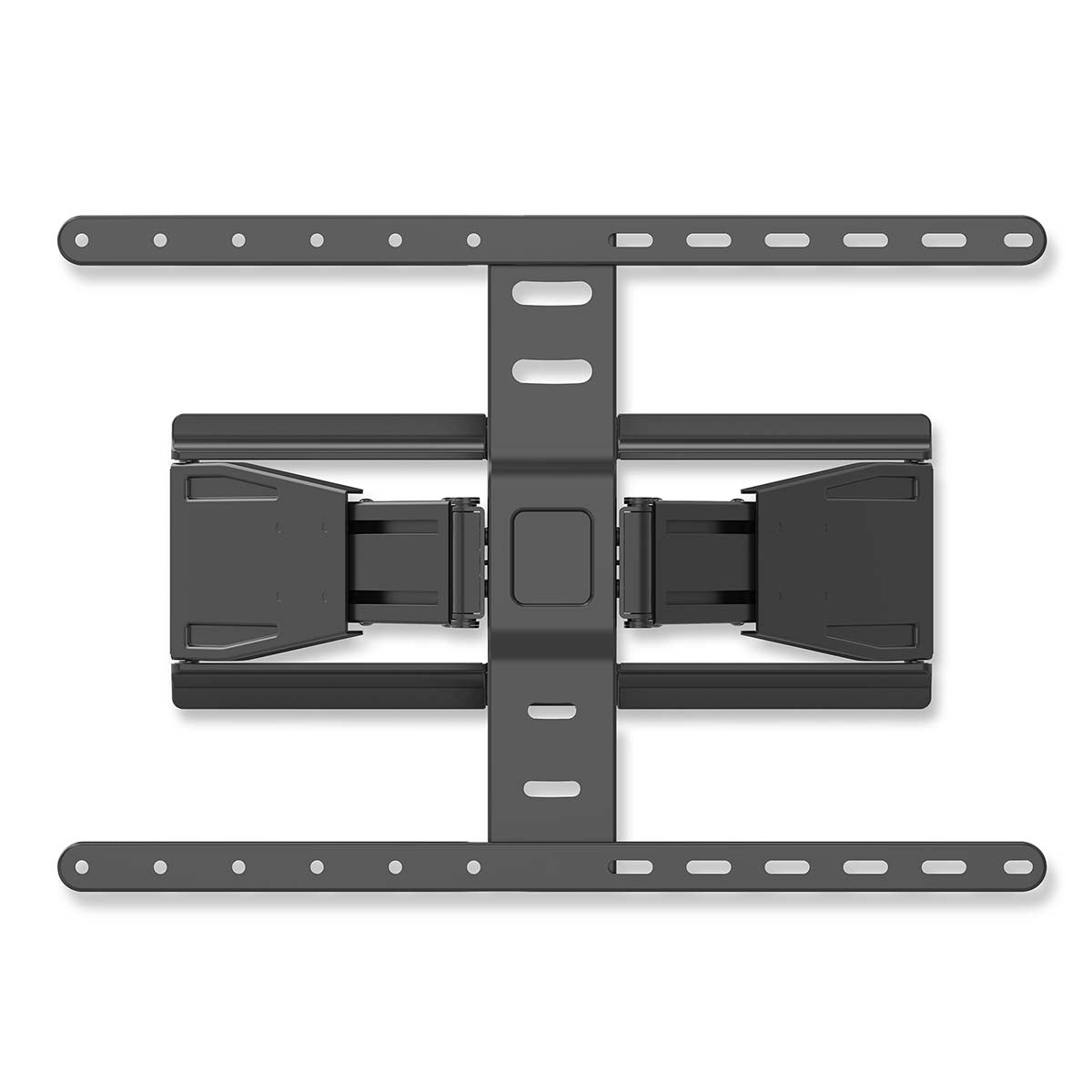 Full Motion TV Wall Mount | 43 - 90 " | Maximum supported screen weight: 50 kg | Tiltable | Rotatable | Minimum wall distance: 19.6 mm | 2 Pivot point(s) | ABS / Metal | Black