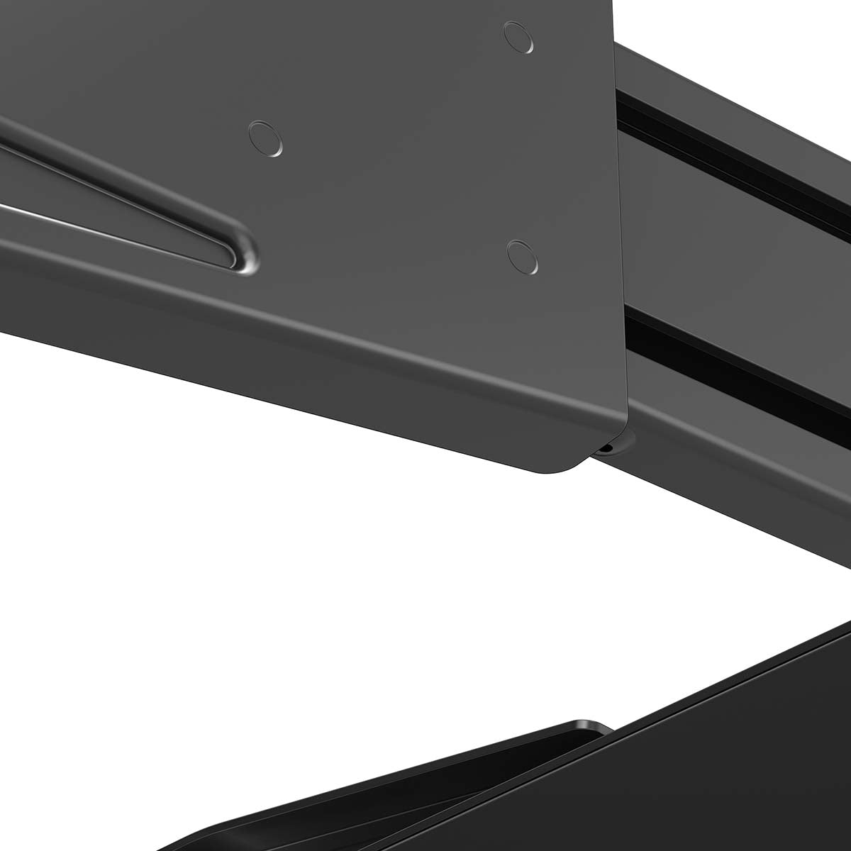 Full Motion TV Wall Mount | 43 - 90 " | Maximum supported screen weight: 50 kg | Tiltable | Rotatable | Minimum wall distance: 19.6 mm | 2 Pivot point(s) | ABS / Metal | Black