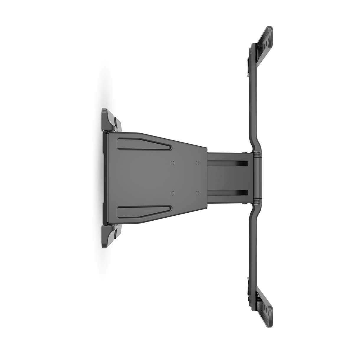 Full Motion TV Wall Mount | 43 - 90 " | Maximum supported screen weight: 50 kg | Tiltable | Rotatable | Minimum wall distance: 19.6 mm | 2 Pivot point(s) | ABS / Metal | Black