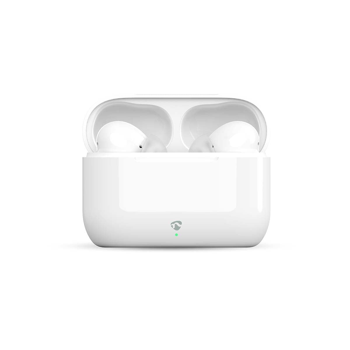 Fully Wireless Earphones | ENC (Environmental Noise Cancelling) | Bluetooth® | Maximum battery play time: 24 hrs | Touch Control | Charging case | Wireless charging case | Built-in microphone | Voice control support | Noise canceling | IPX4 | White