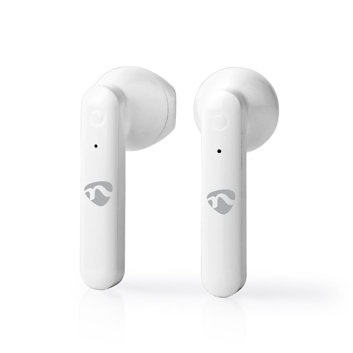 Fully Wireless Headphones | Bluetooth® | Maximum battery life: 2.5 hours | Press Control | Battery cover | Built-in microphone | Support for voice control | White