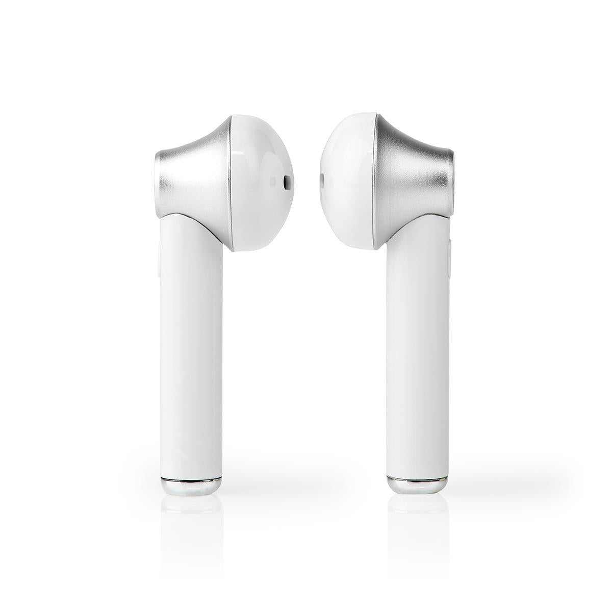 Fully Wireless Headphones | Bluetooth® | Maximum battery life: 2.5 hours | Press Control | Battery cover | Built-in microphone | Support for voice control | White