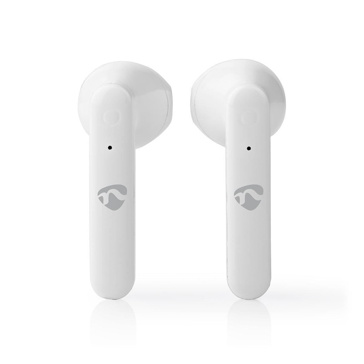 Fully Wireless Headphones | Bluetooth® | Maximum battery life: 2.5 hours | Press Control | Battery cover | Built-in microphone | Support for voice control | White