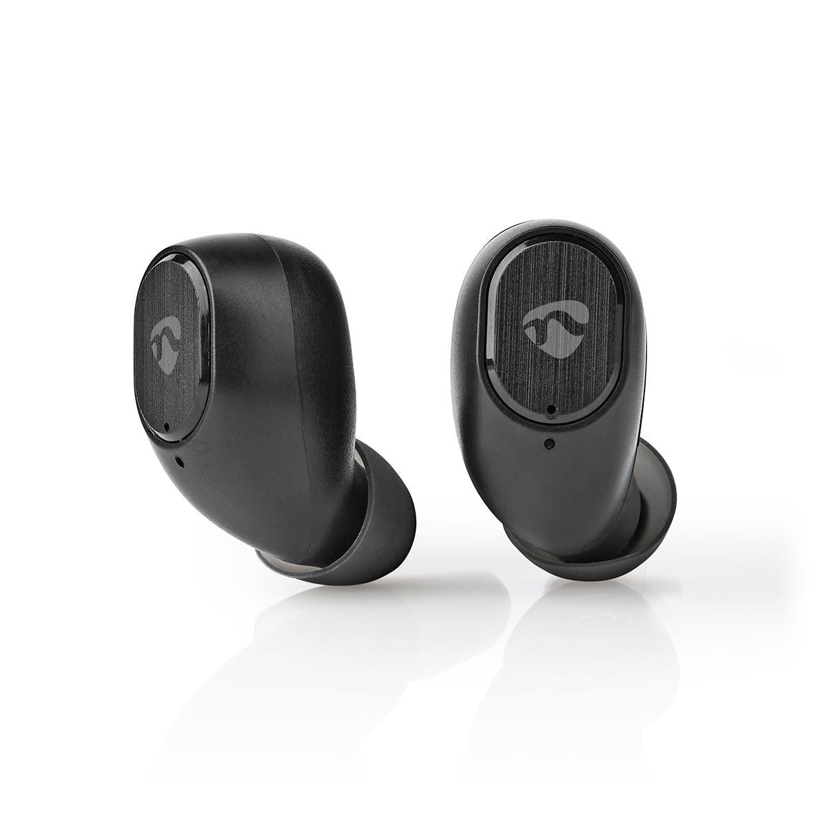 Fully Wireless Headphones | Bluetooth® | Maximum battery life: 3 hours | Press Control | Battery cover | Built-in microphone | Support for voice control | Black