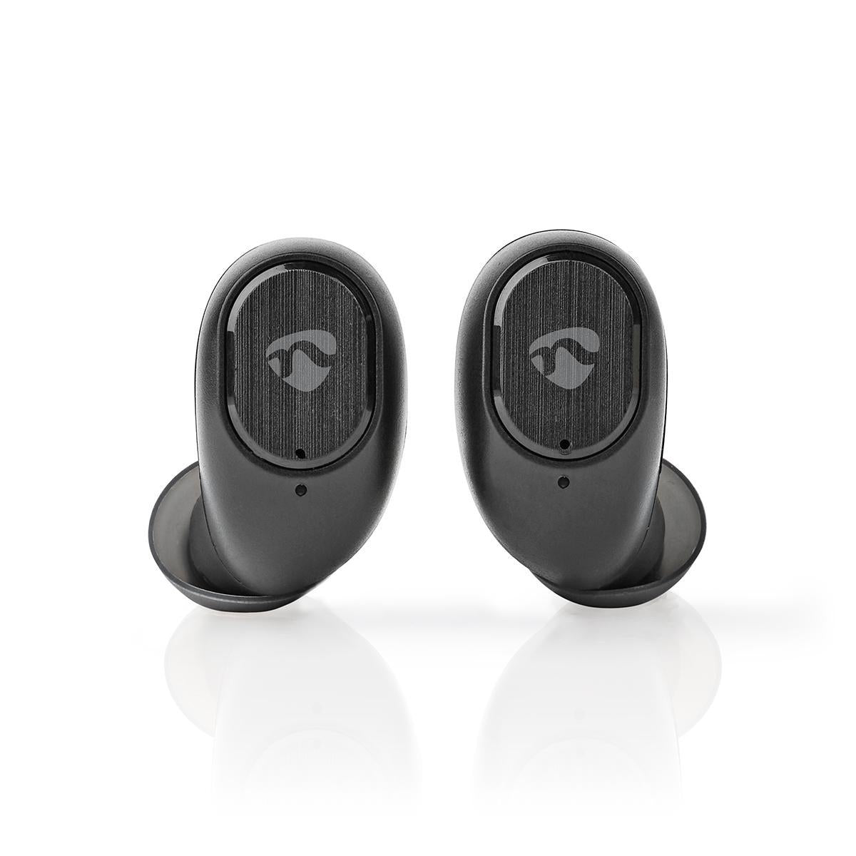 Fully Wireless Headphones | Bluetooth® | Maximum battery life: 3 hours | Press Control | Battery cover | Built-in microphone | Support for voice control | Black