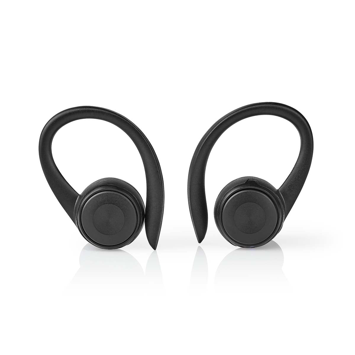 Fully Wireless Headphones | Bluetooth® | Maximum battery life: 4 hours | Press Control | Battery cover | Built-in microphone | Support for voice control | Ears hook | Black