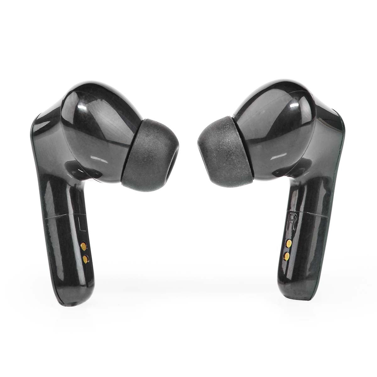 Fully Wireless Headphones | Bluetooth® | Maximum battery life: 5 hours | Press Control | Battery cover | Built-in microphone | Support for voice control | Noise reduction | Black
