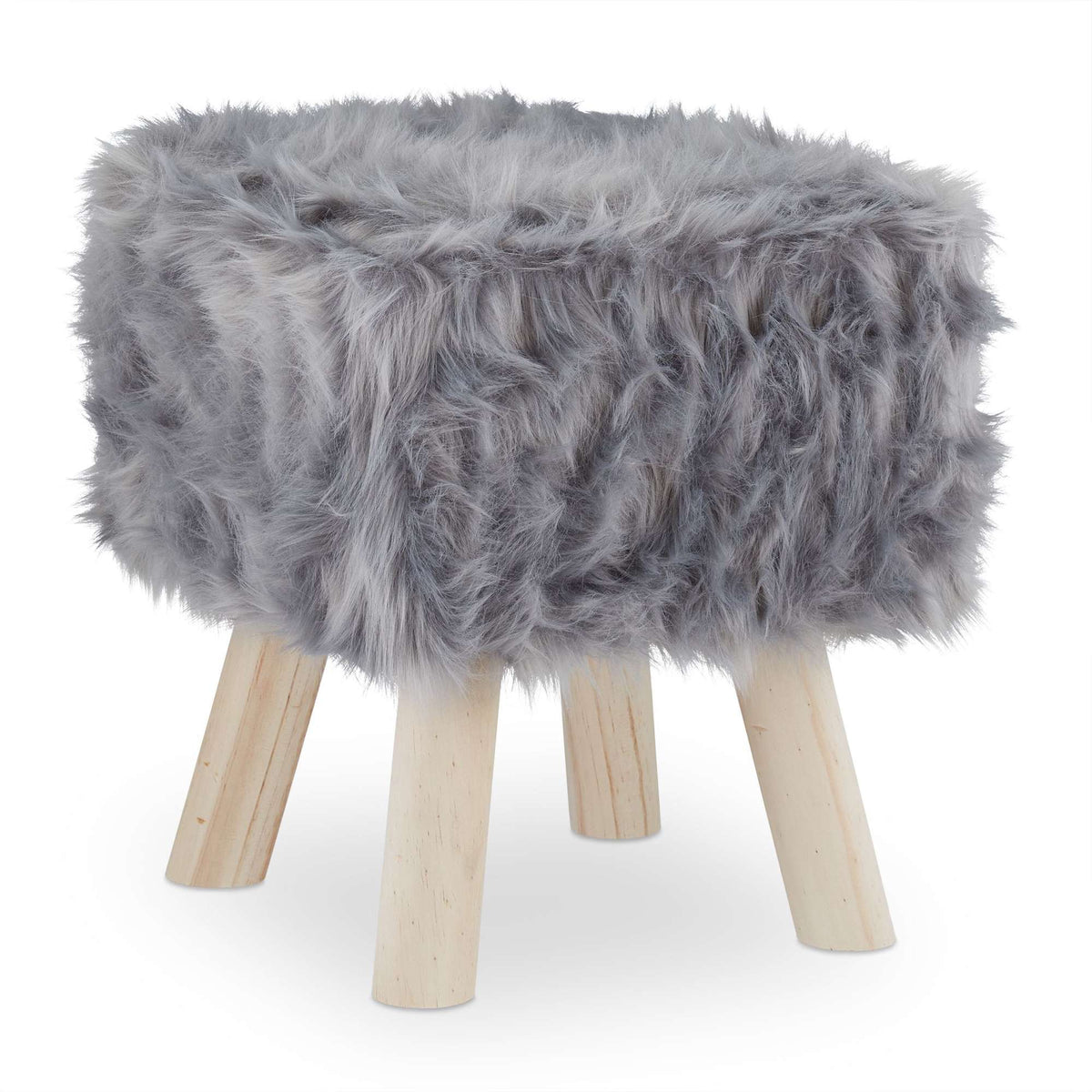 Fur Pallet Faux Fur Gray