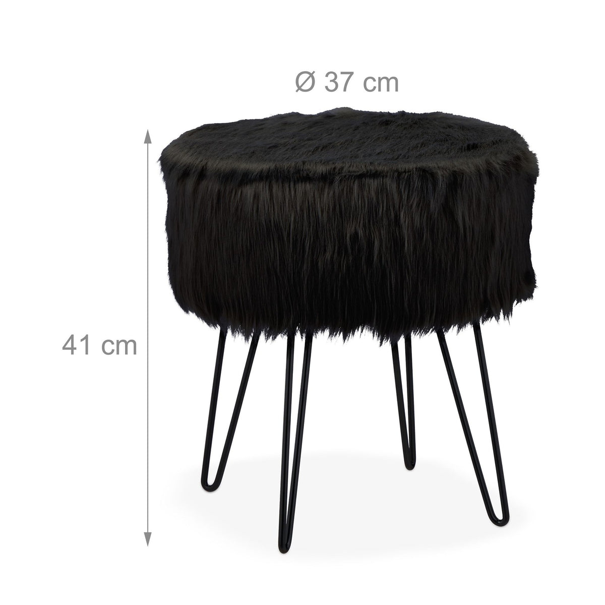 Fur pallet black
