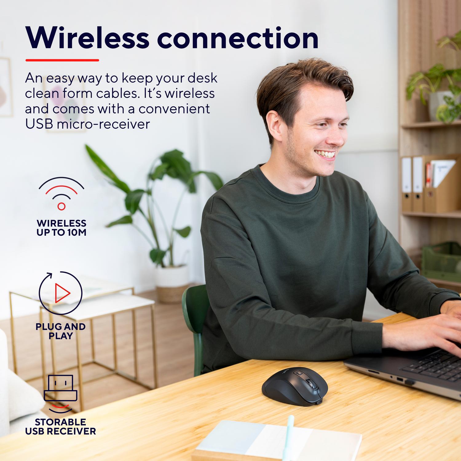 Fyda Wireless mouse Eco Black