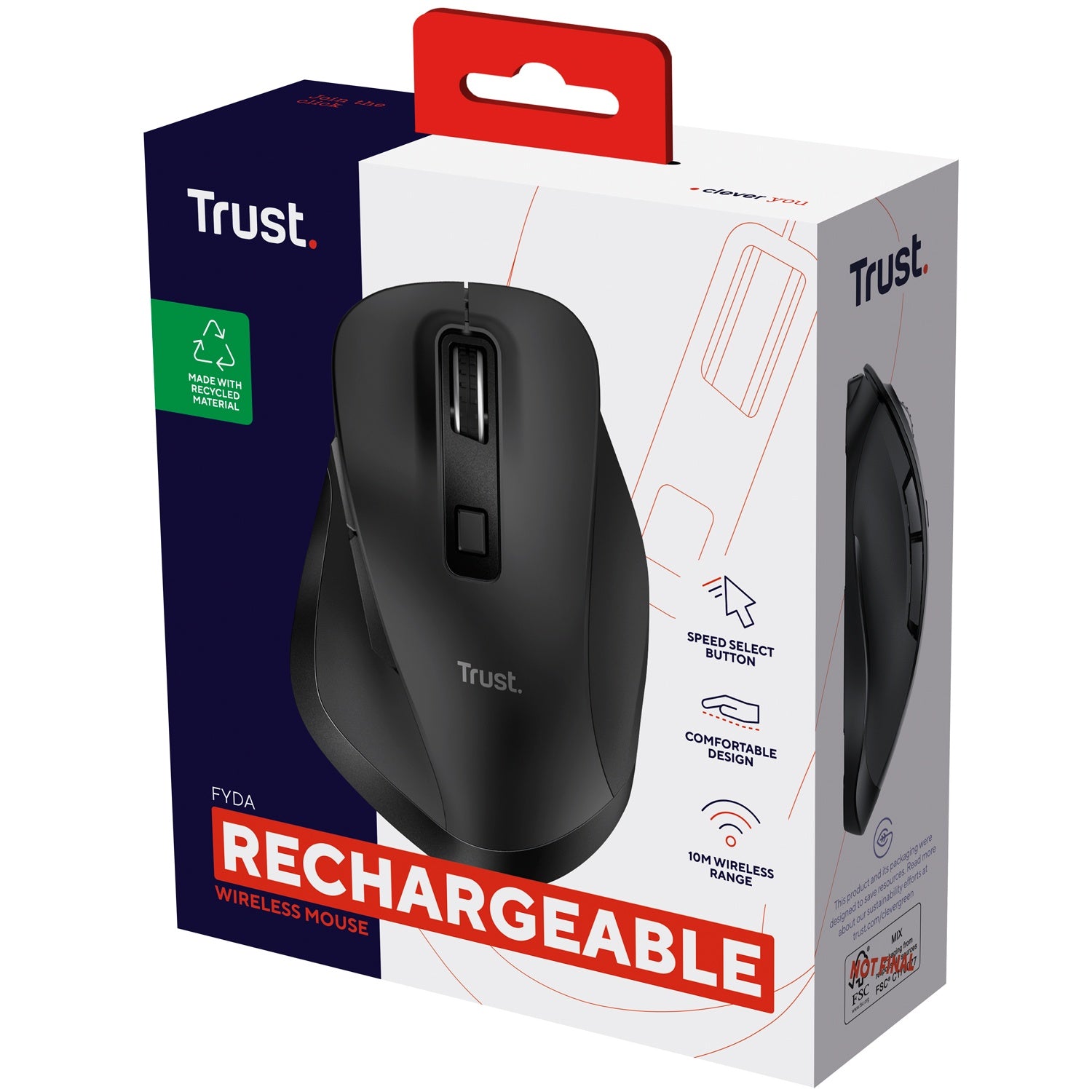 Fyda Wireless mouse Eco Black