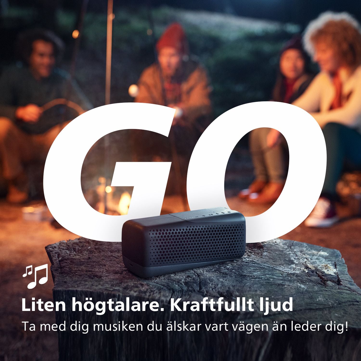 GO Wireless speaker - TAS4807 Black