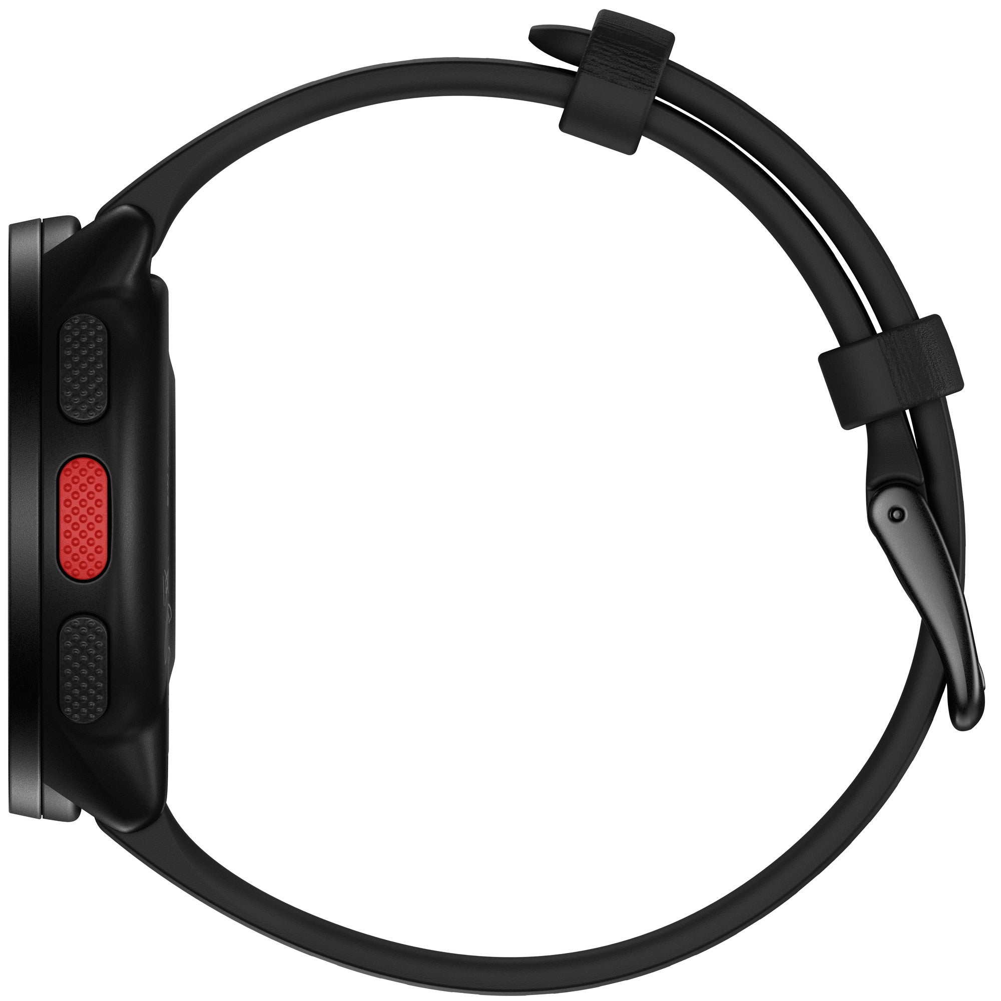 GPS Running Watch, Night Black, Size S-L