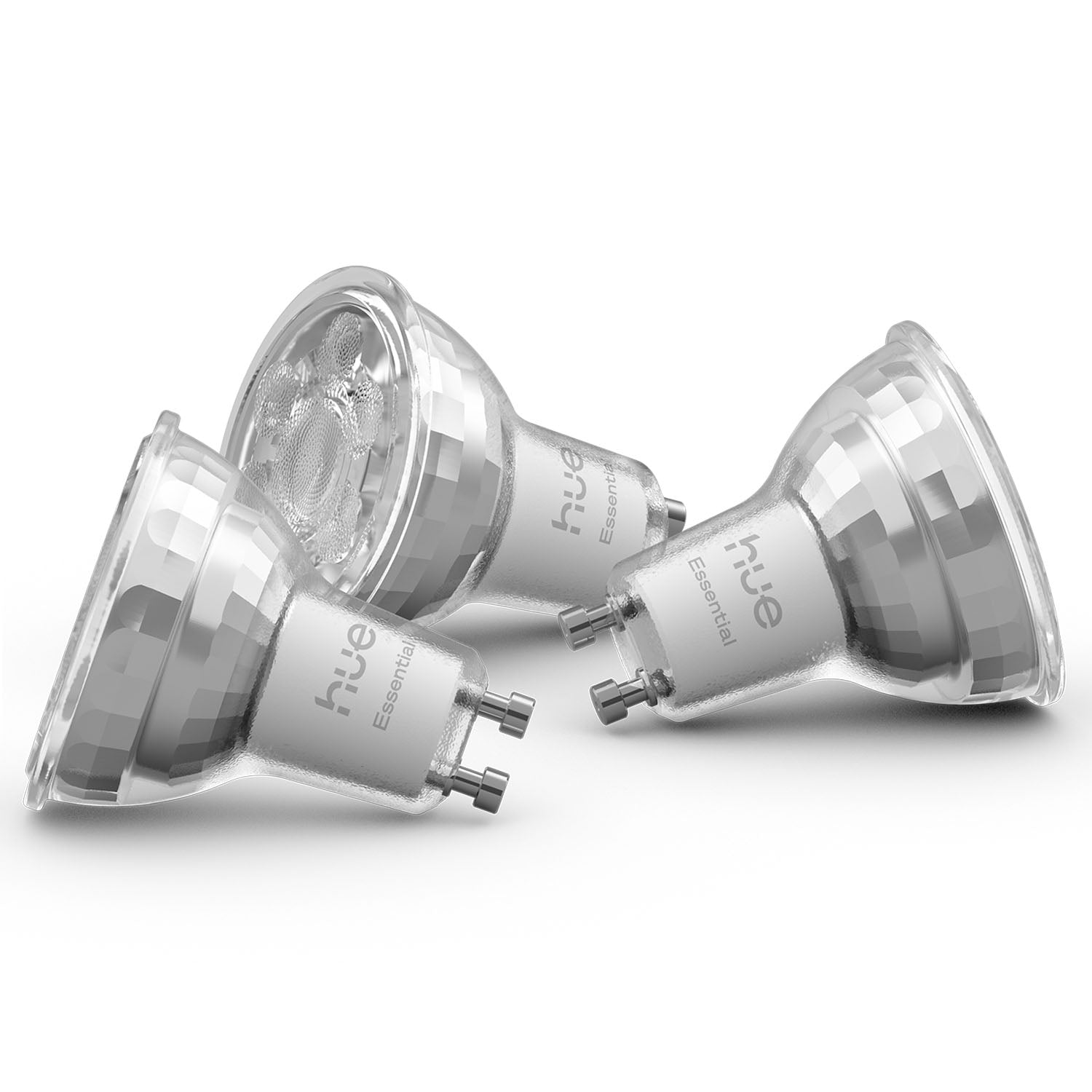 GU10 LED Bulbs, 50W, White & Color, 3-Pack
