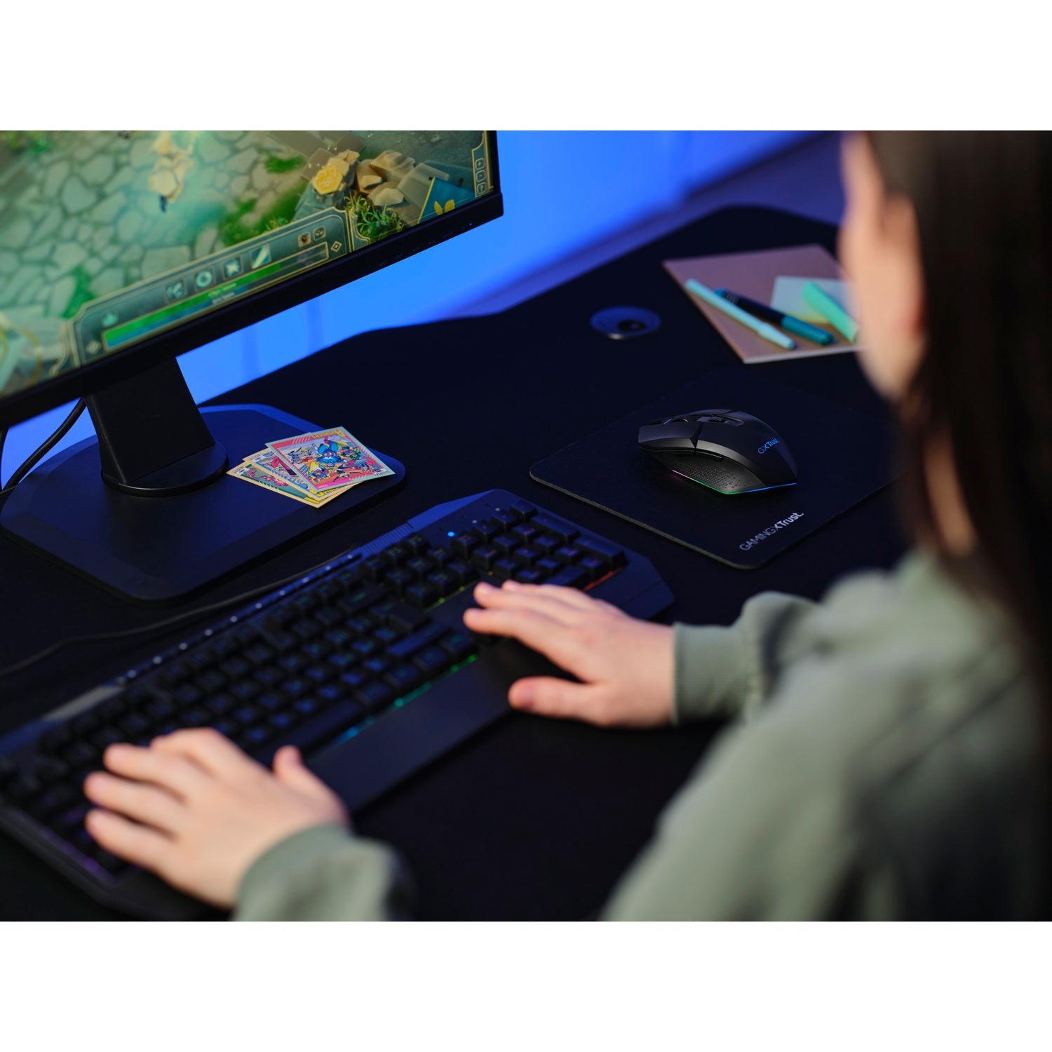 GXT 112 Felox Wireless Gaming mouse + mousepad Black