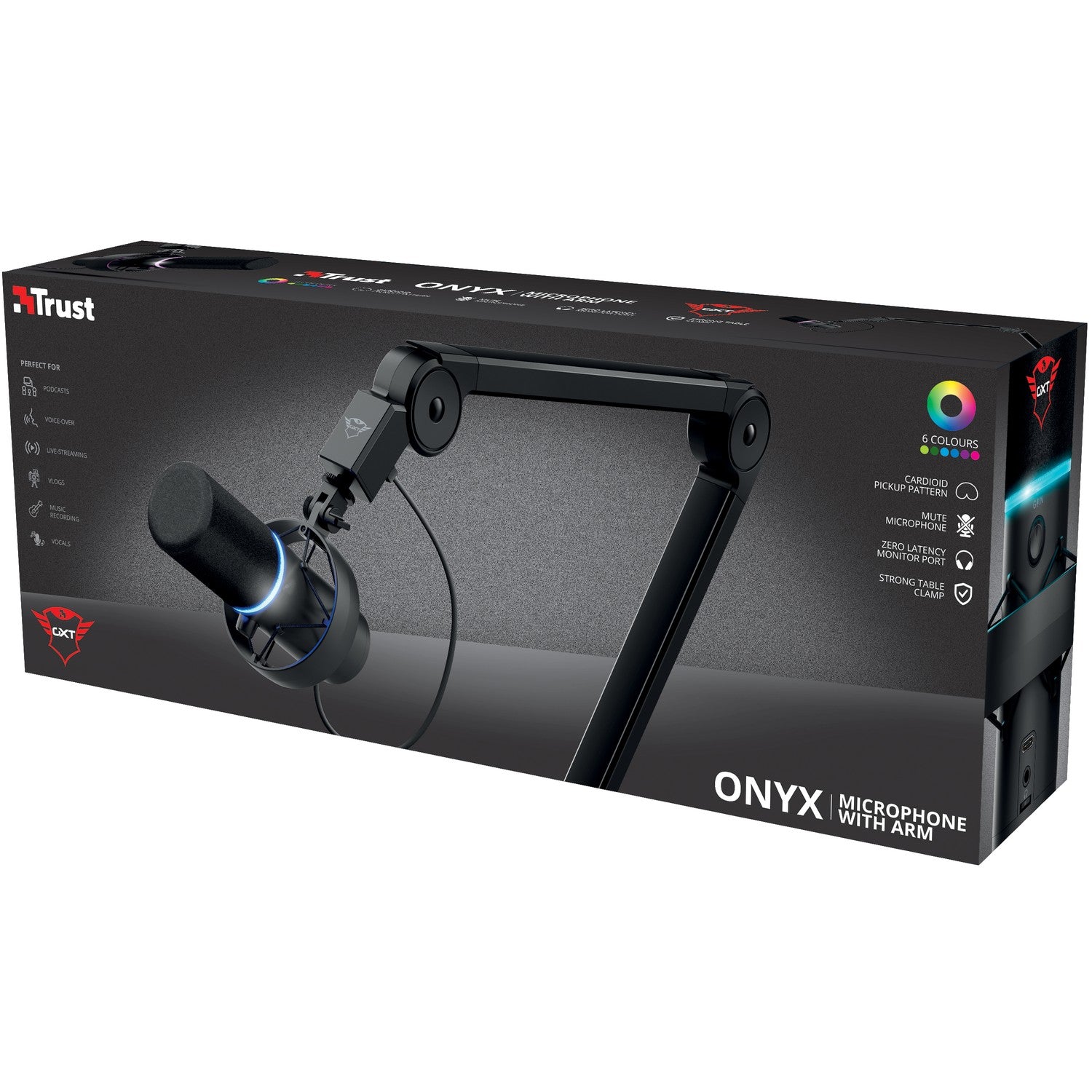GXT 255+ Onyx Microphone & Arm