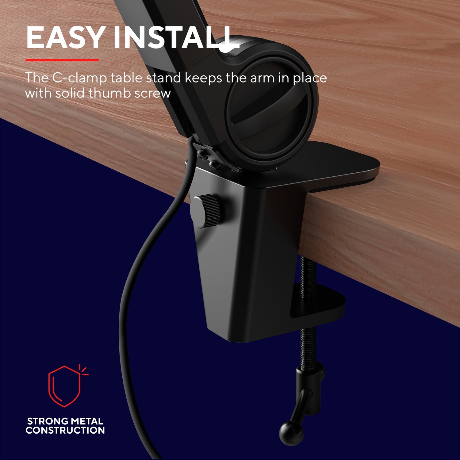 GXT 255+ Onyx Microphone & Arm