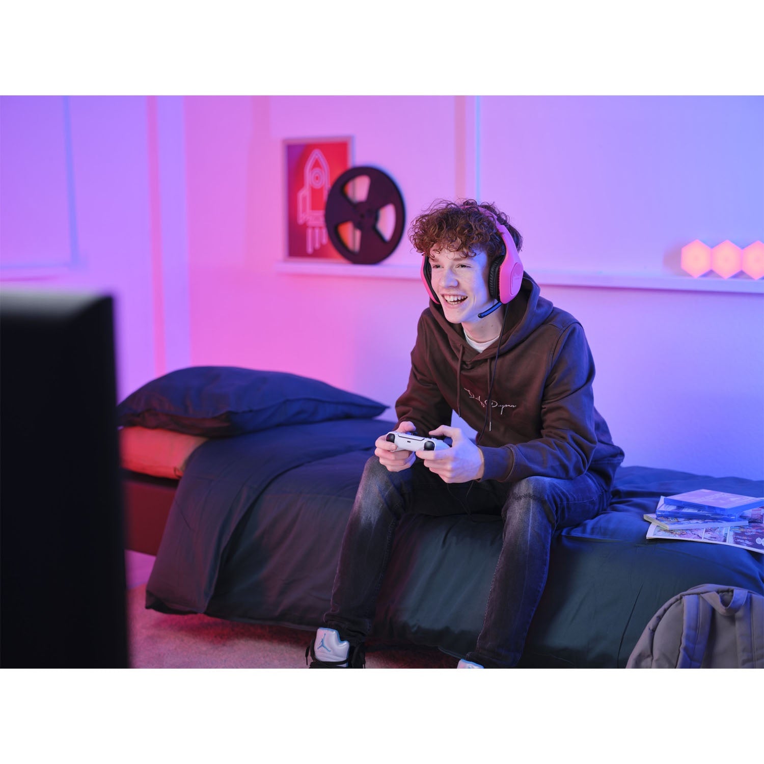 GXT 415P Zirox Gaming Headset Pink